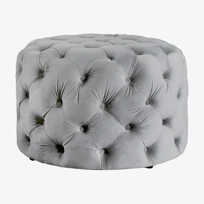 My Furniture Nevia Ottoman - Dove Grey