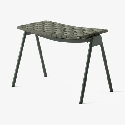Nordic Nest &Tradition Ville Outdoor AV46 footstool Bronze green