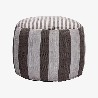 Nordic Nest House Doctor Alfo pouf 40xØ60 cm Brown-white
