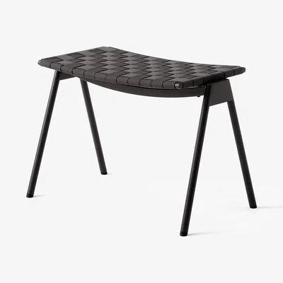Nordic Nest &Tradition Ville Outdoor AV46 footstool Warm black