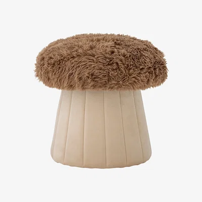 Nordic Nest Bloomingville Bertil pouf Ø37 cm Sponge brown
