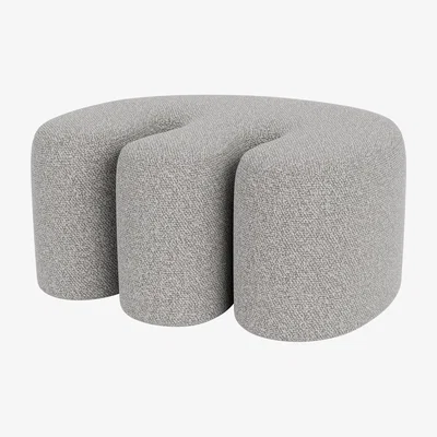 Nordic Nest Hem Palma pouf Medium 70x92 cm Pebble