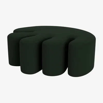 Nordic Nest Hem Palma pouf Large 99x118 cm Steelcut 3 0975