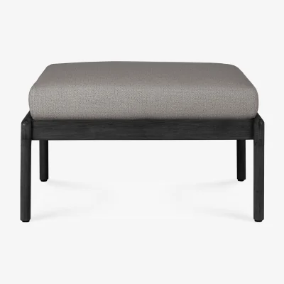 Nordic Nest Ethnicraft Jack outdoor footstool black stained teak Mocha