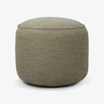 Nordic Nest Ethnicraft Donut outdoor pouf seat pouf Mocha check