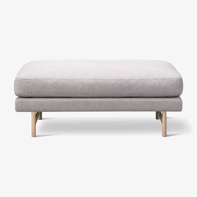 Nordic Nest Fredericia Furniture Calmo footstool Sunniva 717-lacquered oak-80 cm