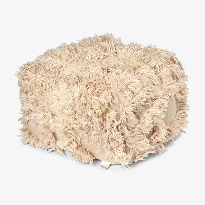 Nordic Nest Classic Collection Pouf Rio 55x55 cm Beige
