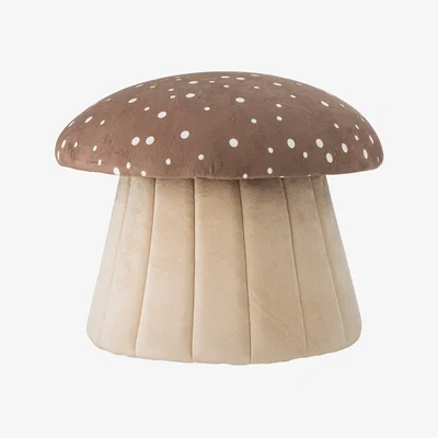 Nordic Nest Bloomingville Lue pouf Ø37x30 cm Brown