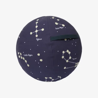 Nordic Nest Ferm Living Constellation pouf Dark blue Ø50 cm