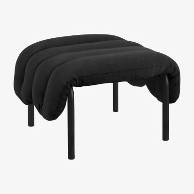 Nordic Nest Hem Puffy ottoman 58x67 cm Anthracite-black grey