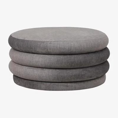 Olivia's Libra Interiors Casa Storage Ottoman Grey