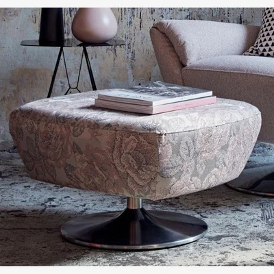 Downtown Parker Knoll Design 1703 Footstool - Leather Grade M