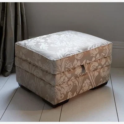 Downtown Parker Knoll Lift Top Footstool - Leather Grade M