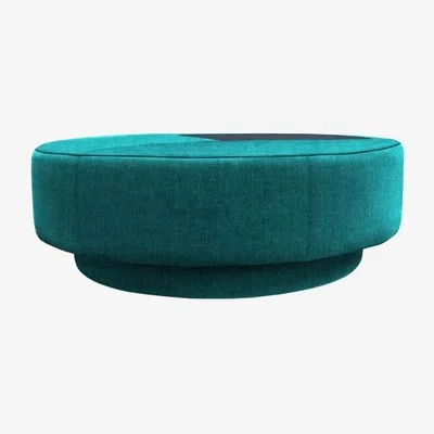 Downtown G Plan Vintage Morley Fabric Round Swivel Footstool - Grade A