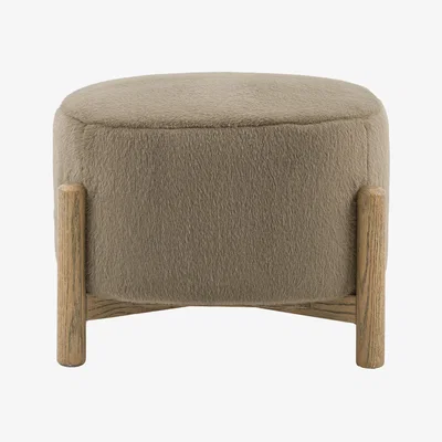 Perch and Parrow Relaxer Footstool in Khaki