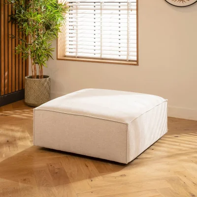 Quatropi Rupert Footstool Section Natural 98x98cm