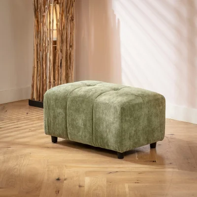 Quatropi Jasmin Footstool Section Olive Green 75x50cm