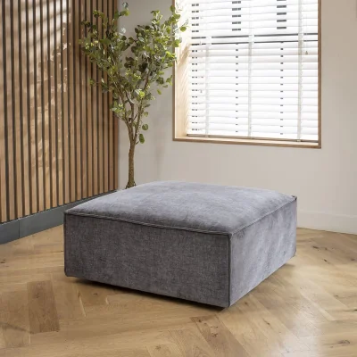 Quatropi Rupert Footstool Section Storm 98x98cm