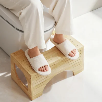 The Range Levede Bamboo Toilet Squat Stool Natural - Yellow