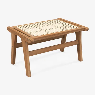 The Range Ottoman Foot Rest - Brown
