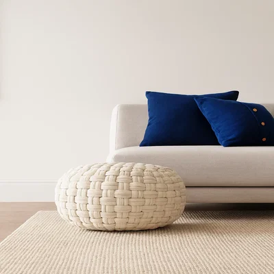 The Range Weave Tube Pouffe