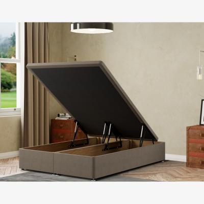 The Range Simple Ottoman Base Malham Weave - Mink / Single
