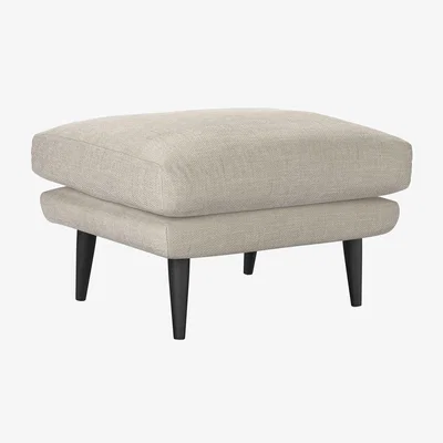 Sofa.com Holly Medium Rectangular Footstool in Jasmine Silky Jacquard Weave