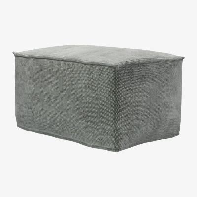 Sofa.com Anders Small Rectangular Footstool in Moonstone Speckled Chenille