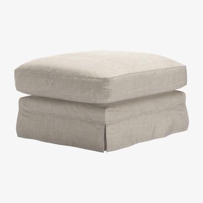 Sofa.com Otto Large Rectangular Footstool in Jasmine Silky Jacquard Weave