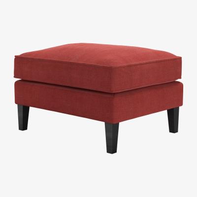 Sofa.com Iggy Medium Rectangular Footstool in Indian Summer Easy Cotton