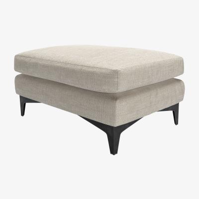 Sofa.com Lars Medium Rectangular Footstool in Jasmine Silky Jacquard Weave