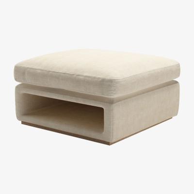 Sofa.com Ren Modular Storage Footstool in Chantilly Aquaclean Clever Chenille