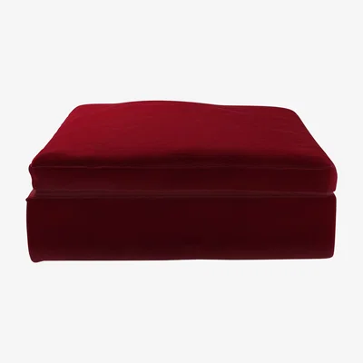 Sofa.com Long Island Footstool End Unit in Malbec Cotton Matt Velvet