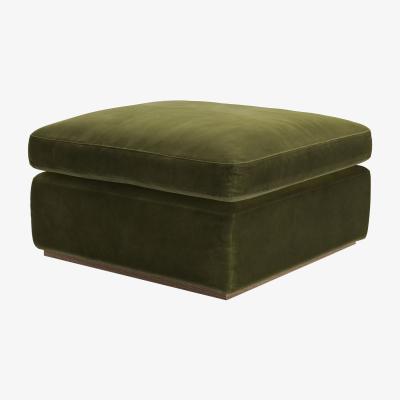 Sofa.com Ren Footstool in Meadow Smart Velvet