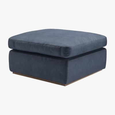 Sofa.com Ren Footstool in Armour Smart Velvet