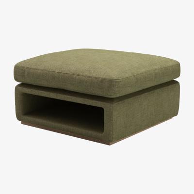 Sofa.com Ren Modular Storage Footstool in Thyme Florence Textured Weave