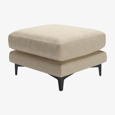 Sofa.com Boston  Medium Rectangular Footstool in Shearling Hygge Chunky Weave