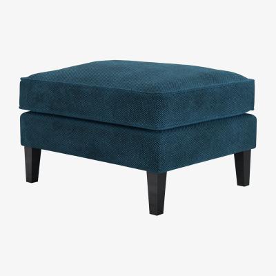Sofa.com Iggy Medium Rectangular Footstool in Mineral Mist Speckled Chenille