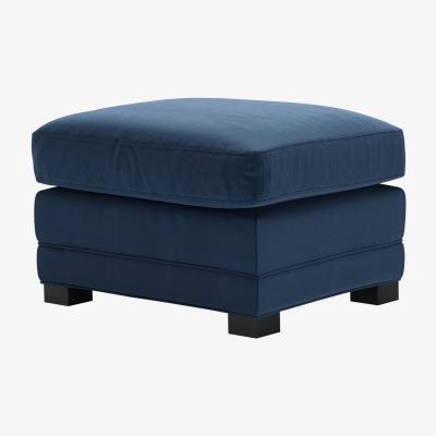 Sofa.com Aissa Medium Rectangular Footstool in Galaxy Organic Smart Cotton