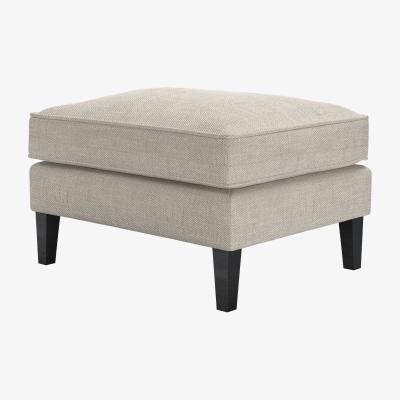 Sofa.com Iggy Medium Rectangular Footstool in Jasmine Silky Jacquard Weave