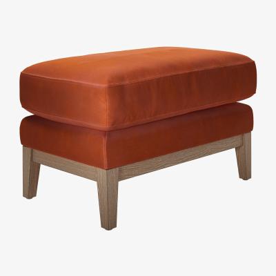 Sofa.com Costello Small Rectangular Footstool in Moroccan Spice Smart Velvet