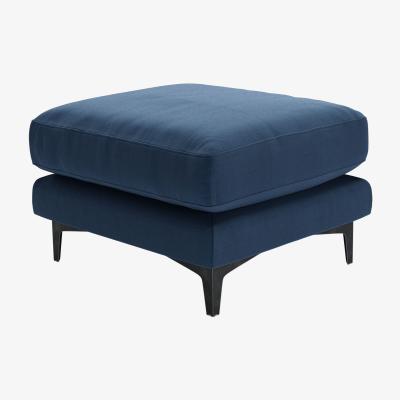 Sofa.com Boston Medium Rectangular Footstool in Galaxy Organic Smart Cotton