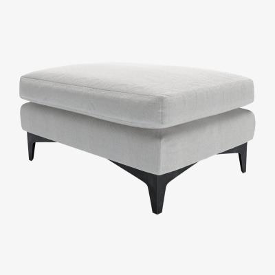 Sofa.com Lars Medium Rectangular Footstool in Pumice House Basket Weave