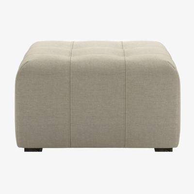 Sofa.com Romy Footstool End Unit in Turmeric Powdered Leather