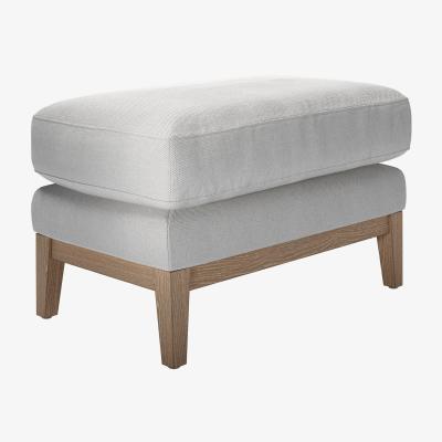 Sofa.com Costello Small Rectangular Footstool in Pumice House Basket Weave