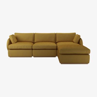 Sofa.com Ren Complete Set with Footstool in Solstice Heathland Weave