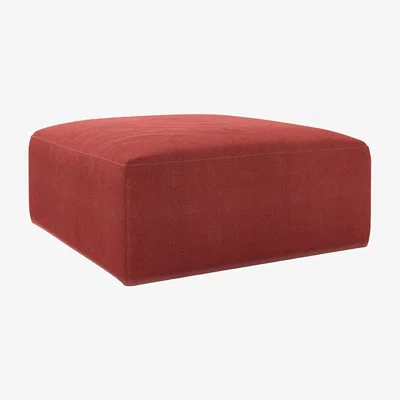 Sofa.com Cohen Footstool End Unit in Indian Summer Easy Cotton