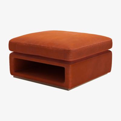 Sofa.com Ren Modular Storage Footstool in Moroccan Spice Smart Velvet