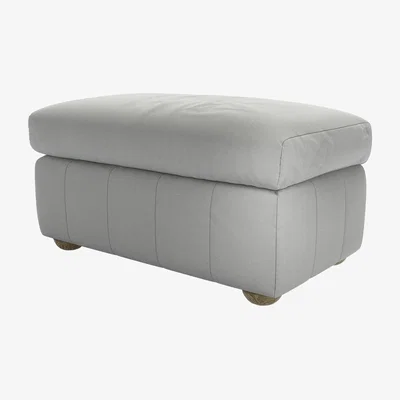 Sofa.com Tiffany Slim Medium Rectangular Footstool in Wishing Well Organic Smart Cotton