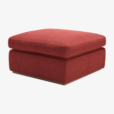 Sofa.com Ren Footstool End Unit in Indian Summer Easy Cotton
